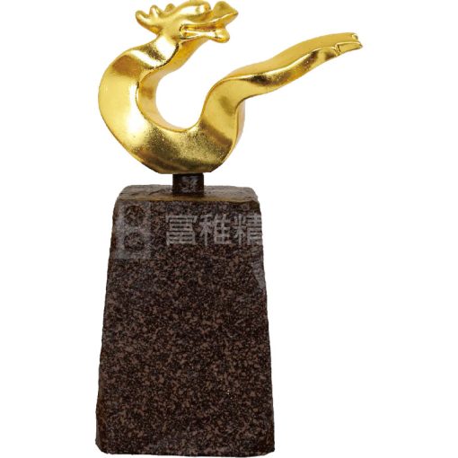 金箔雕塑-龍如意C