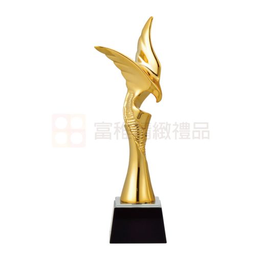 金柱黑水晶獎盃-雄鷹